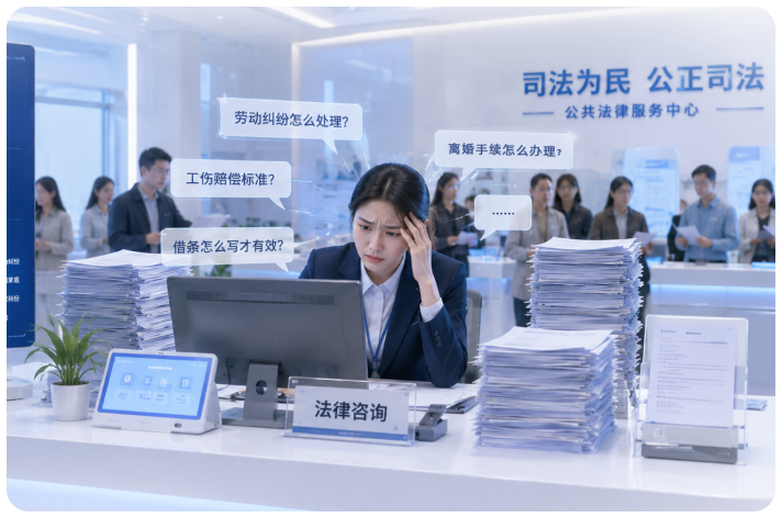 人力有限，服务压力大